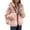 Red, variant on Down Cotton Parka Women's Autumn Winter Short 2025 Korean Style Plus Size Loose Hooded Warm Jacket Red,M