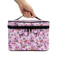 thumbnail image 3 of HELLHERO Brush Holders Multifunctional Large Capacity Makeup Bag Large Cosmetic Travel Bag Daily Dachshund Flower Meadow, 3 of 6
