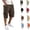 Brown, variant on Urbanix Cargo Shorts for Men Classic Drawstring Bermuda Short Elastic Waist Relaxed Sports Clothes Outdoor Pants with Multi -Pockets