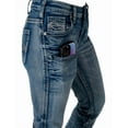 thumbnail image 3 of Cowgirl Tuff Western Jeans Womens DFMI Silver 35 Reg Light Wash JDFSIV, 3 of 5