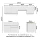 thumbnail image 3 of Cocina Integral Madesa Glamy 260cm Blanco, 3 of 10