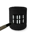 thumbnail image 6 of COUVER Embroidered White Number 88 Black 3 Inch Terry Cotton Athletic Wristbands 1 Pair (Mens), 6 of 7