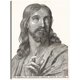 thumbnail image 1 of Cuadro Decorativo - Cristo de medio cuerpo Jr  Impresión en canvas, estrechado., 1 of 2