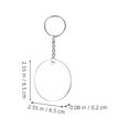 thumbnail image 3 of CRAFTHROU 30 Sets Keychain Blanks Acrylic Blanks Round Shape for Diy Crafting Friends and Family, 3 of 9