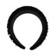 thumbnail image 1 of Pelo de pelusa engrosamiento decoración de perlas llantas grandes aros de pelo para mujer se?ora adulto azul marino LingWen 1327534341171, 1 of 1