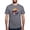Graphite Gray, variant on CafePress - Vibrant Melting Skull Men's Deluxe T Shirt - Mens Tri-blend T-Shirt
