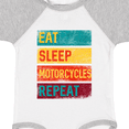 thumbnail image 4 of Inktastic Eat Sleep Motorcycles Repeat Boys or Girls Baby Bodysuit, 4 of 5