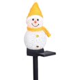 thumbnail image 1 of Solar Light Snowman Spike Light In-Ground Christmas Garden Lawn Path Landscape Lamp Spotlight Outdoor Lighting Decor, Yellow, 1 of 8