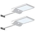 thumbnail image 1 of 36 Led Solar Powered Outdoor Wall Panel Light With Daylight Sensor, 1 of 4