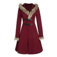 thumbnail image 3 of Seyurigaoka Women Juniors Winter Long Jacket, Long Sleeve Hooded Casual Winter Tops Outwear, 3 of 7