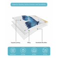thumbnail image 5 of Quilts Queen Size Bedding Set, Blue Butterflies Flowers Lightweight Quilted Comforter, Spring Watercolor Botanical Floral Soft Bedspread Coverlet with Pillow Covers for All Season, 90" x 96", 5 of 7