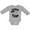 AC-Heather Grey, variant on Father's Day Father Son Team Parent Child Fist Bump Boys or Girls Long Sleeve Baby Bodysuit