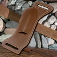 thumbnail image 5 of Uxcell Horizontal Leather Knife Sheath 6.7" x 2.5" Natural Leather for Outdoor Activities, Brown, 5 of 5