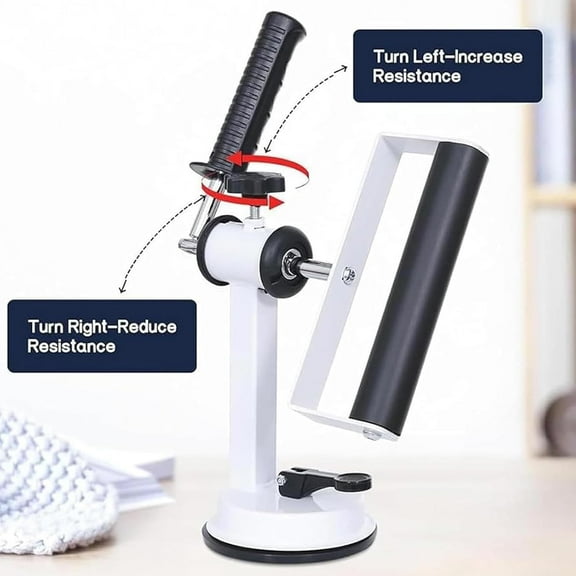 Wrist Elbow Joint Trainer, Hand Cranked Joint Rehabilitation Training, Upper Limb Rehabilitation Training Device With Stable Suction Cup, Forward/Reverse Rotate & Adjustable Resistance, for Arm