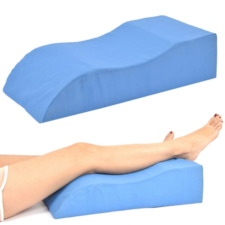 Asani Leg Elevation Pillow, Bed Wedge Pillow with a Cooling Memory Foam  Top, Leg Pillow for Lower Back Pain, Circulation, Swelling, Snoring,  Recovery