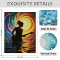 thumbnail image 3 of Diamond Art Kits for Adults - 5d Guitar Water Vortex Art Psychedelic Diamond Painting for Adults, Diamond Art for Adults Beginners, Diamond Painting Kits for Adults for Home Wall Decor, 3 of 7