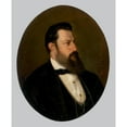 thumbnail image 2 of Peter Michal Bohúň 20x24 Black Ornate Framed Double Matted Museum Art Print Titled: Portrait of a Man (1870-1879), 2 of 5