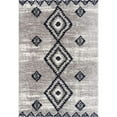 thumbnail image 7 of 8â€™ x 11â€™ Gray and Navy Boho Chic Area Rug, 7 of 7