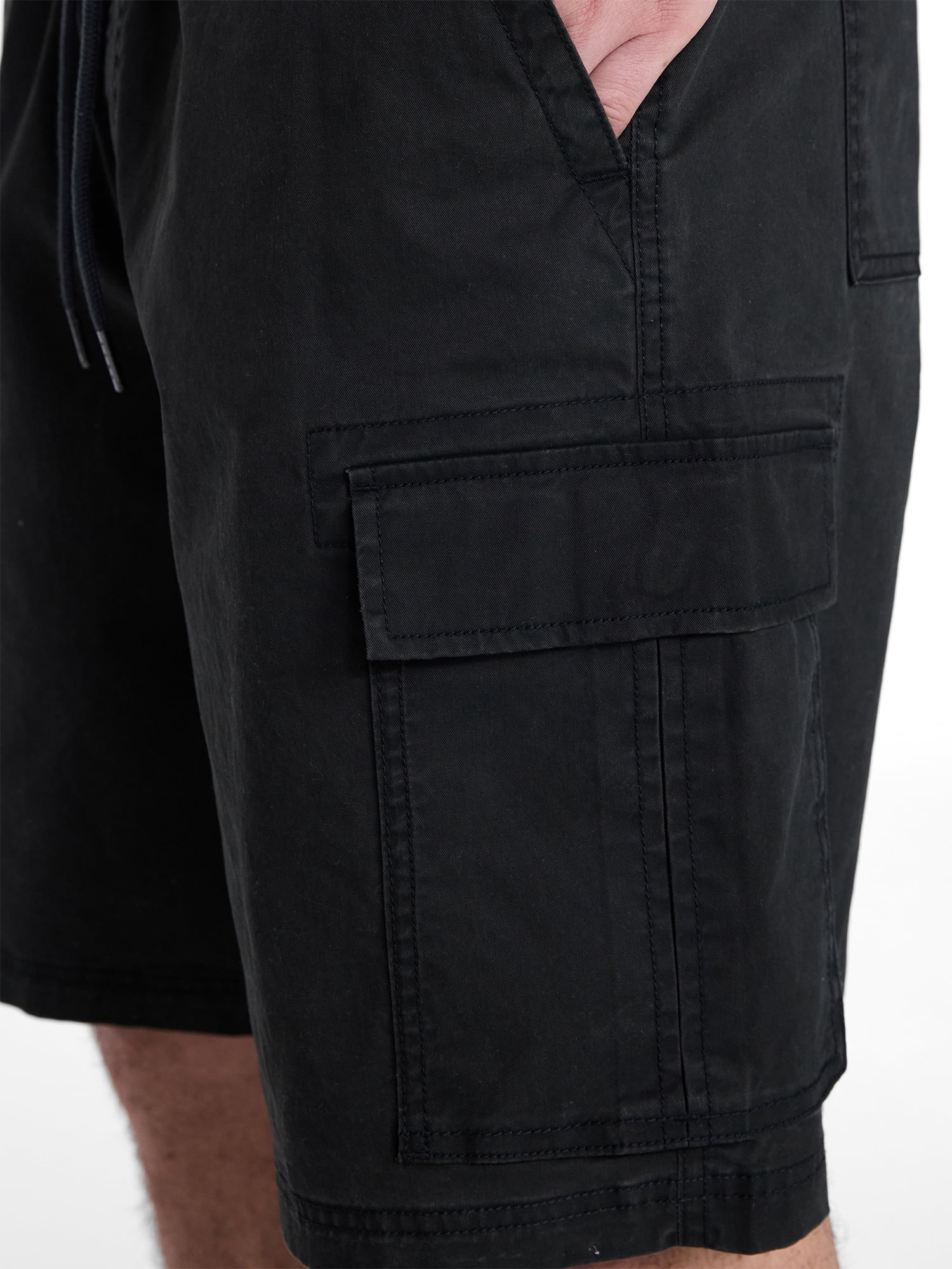 No Boundaries Twill Cargo Shorts, 10" Inseam, Men's XS-5XL