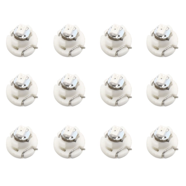 12Pcs Bombilla DC 12V T3 1206-SMD LED Azul Auto Coche Luz de Tablero Interior