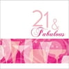 Club Pack of 192 Fabulous Birthday "21" Premium 3-Ply Disposable Lunch Napkins 6.5"