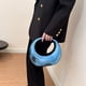 thumbnail image 5 of Bolso de mujer de gran venta, diseño creativo, nuevo bolso de mujer de PVC con brillo metálico en forma de media luna para banquete, bolso de mano de lujo 2024, 5 of 5
