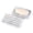 Bianco Carrara, variant on 2PCS Italian Natural Marble Soap Dish for Shower, Multi-Color Stone Soap Tray for Bathroom, Bar Soap Holder for Sink, Stripe Grooves Soap Saver Sponge Holder (White/Brown Random)