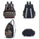 thumbnail image 3 of Women Canvas Vintinge Backpack Ethnic Backpack Bohemian Backpack Schoolbag, 3 of 4