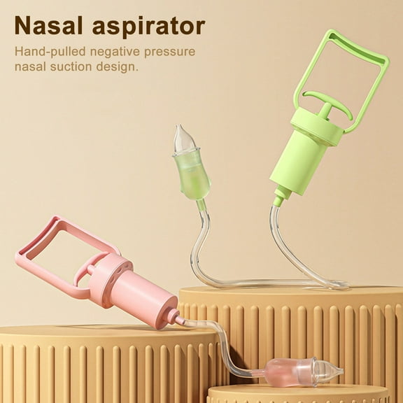 tasrioml Kids Nasal Aspirator Nose Cleaner Compact Design Portable User-friendly Suction Pump Manual Nasal Aspirator for Baby