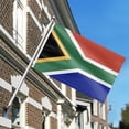 thumbnail image 4 of Livetty Double Sided 3 layers Flags 4x6 Ft South Africa Flags Banner for Yard Decoration Garden Display For World Soccer Play, 4 of 7