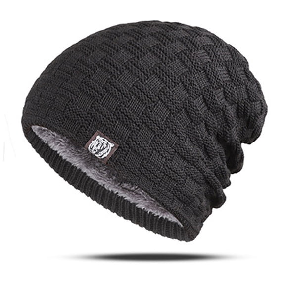 Baqcunre Beanies Hats Men, Women's Foldable Handmade Ear Warm Wool Cap Cotton Slouchy Hat Knitted Hat Windproof Cold Sweat Hat, Beanie for Women, Baby Beanie