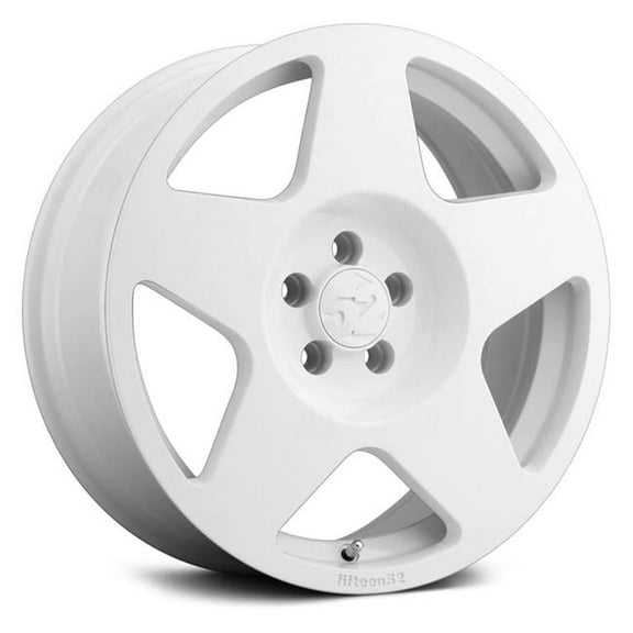 TARRW-88558-42 18 x 8.5, 5 x 108 Tarmac 42mm ET 63.4 mm Center Bore Rally Wheel, White