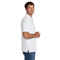 thumbnail image 3 of Gildan Men's Hammer Pique Polo, Short Sleeve Cotton Shirt, Durable and Soft, White, Sizes S-3XL, 3 of 6