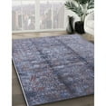 thumbnail image 2 of Ahgly Company Indoor Rectangle Mid-Century Modern Purple Oriental Area Rugs, 7' x 10', 2 of 6