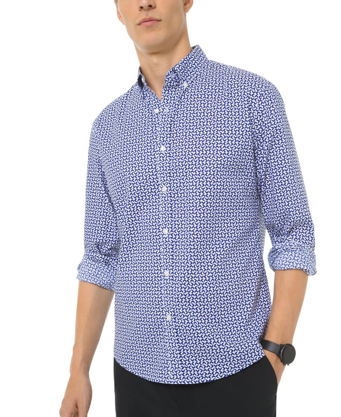 michael kors men's dress shirts slim fit