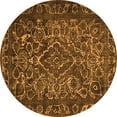 thumbnail image 1 of Ahgly Company Indoor Round Persian Orange Traditional Area Rugs, 6' Round, 1 of 1
