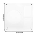 thumbnail image 2 of COOPHYA Transparent Vinyl Record Frame and Display Shelf with Protective Slots for Tabletop Use, 2 of 7