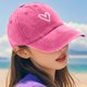 thumbnail image 3 of Gorra de béisbol para mujer con bordado de corazón: gorra de moda para niñas para deportes al aire libre,ajustable,bonita y casual, 3 of 6