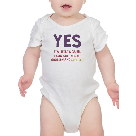 Yes, I'm Bilingual Bodysuit Infant -Smartprints Designs, 24 Months