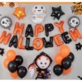 thumbnail image 2 of 2023 Halloween Globos De Papel De Aluminio Decoración Feliz Fiesta Tema De Murciélago Fantasma Calabaza Cabeza Bruja Set Props Evento Suministros De La, 2 of 4