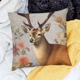 thumbnail image 2 of SHANXI Throw Pillow Covers with Retro Flower Background Decorative Pillow Covers Cushion Cases Square Pillowcase 20x20in, 2 of 5