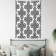 thumbnail image 4 of Celtic Decor Tapestry, Old-Fashion Irish Knot Motifs Symmetric Regular Design European Culture Theme, Wall Hanging for Bedroom Living Room Dorm Decor, 60W X 80L Inches, Black White, by Ambesonne, 4 of 5