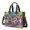 Daisy Pioneer Flower and Rainbow Flowers, variant on Daisy Pioneer Flower and Rainbow Flowers Canvas Messenger Tote Bag, Nurse Handbag with Multi Pockets & Removable Strap, Magnetic Closure Gifts for Women Men Teacher Nurse
