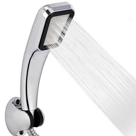Tuscom 300 Holes High Pressure Massage Handheld Shower Head Anti-leak Bath Water Saving Showerhead with Powerful Boosting Spray