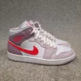 thumbnail image 1 of Ni - ke Ni - ke Air Jordan 1 Mid Valentines Day Women 10.5 Men 9 Shoes Sneakers Pink White, 1 of 5