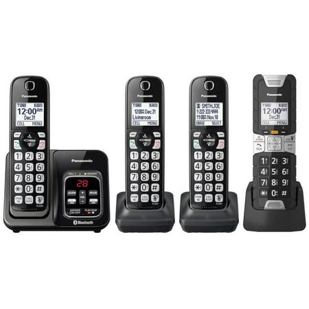 Link2Cell Bluetooth® Cordless Phone with Voice Assist and Answering Machine - 3 Standard