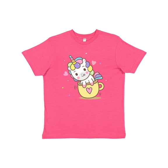 Inktastic Teacup Unicorn Youth T-Shirt
