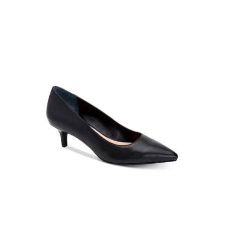 

Alfani Womens Marshaa Fabric Pointed Toe Classic Pumps Black Leather Size 10.0