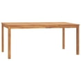 thumbnail image 1 of vidaXL Garden Dining Table 180x90x77 cm Solid Teak Wood, 1 of 5