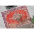 thumbnail image 2 of Red and Purple Rugs, Purple Rug, Medallion Rug, Boho Rug, Turkish Rug, Wedding Rug, 3D Printeds Rug, Kitchen Rug, Living Room Rug, 2.6'x5' - 80x150 cm, 2 of 8